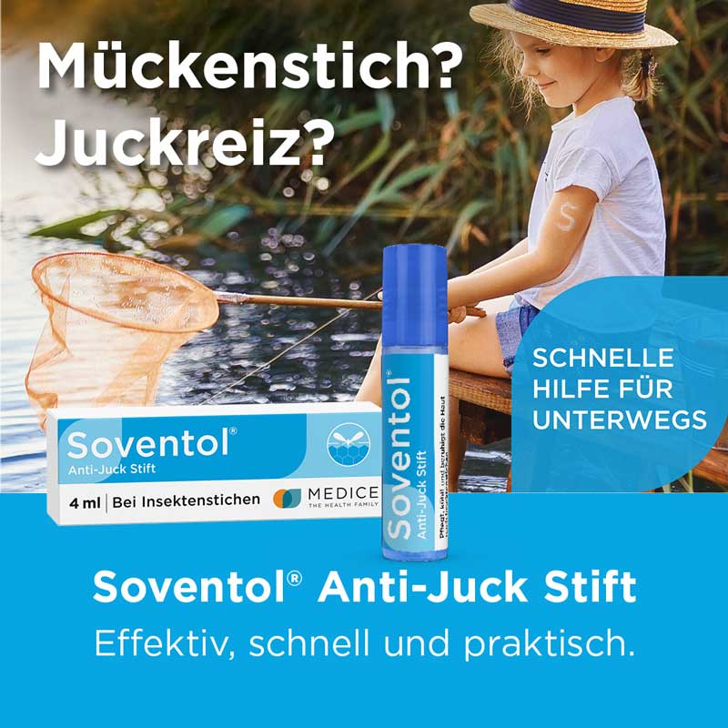 Soventol Anti-Juck Stift bei Insektenstichen 4 ml Gel