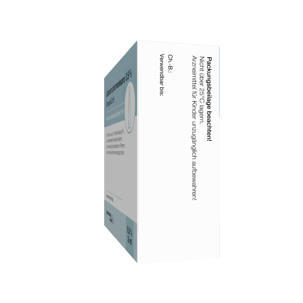 Lidocain pharmarissano 0,5% Ampulle 2 ml 10X2 ml Injektionslösung