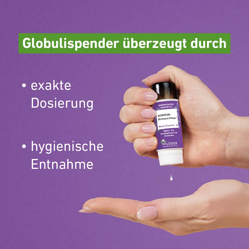 Aconitum D6 Globuli Pflüger 10 g Globuli