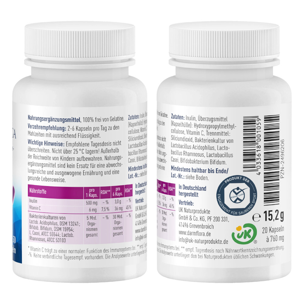 UK Darmflora 10 Mega Kapseln 20 St Kapseln