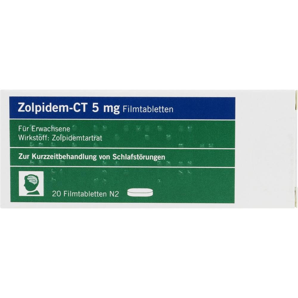 Zolpidem-CT 5mg 20 St Filmtabletten