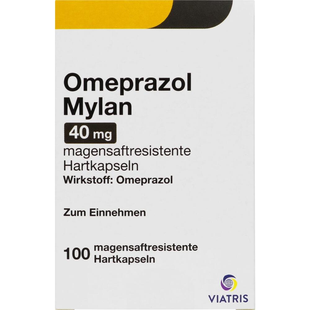 Omeprazol Mylan 40mg 100 St Magensaftresistente Hartkapseln