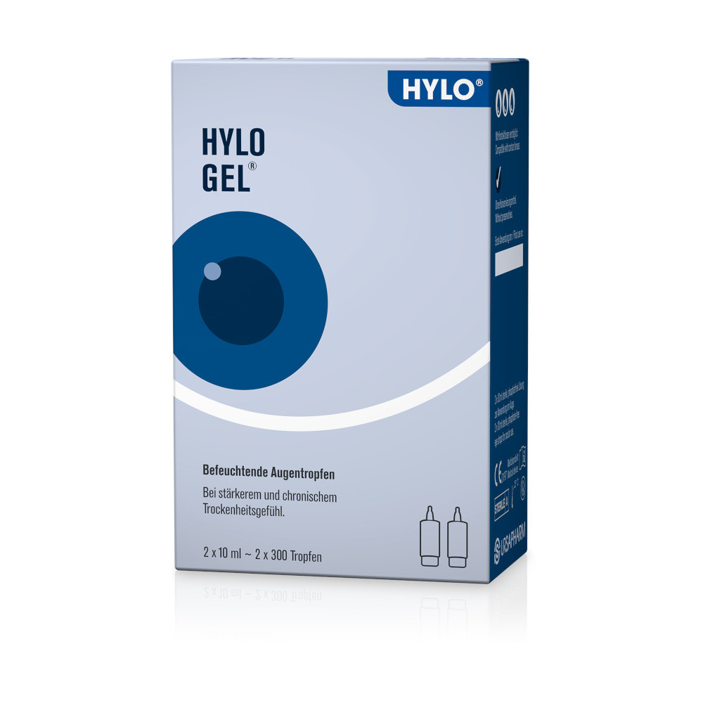 HYLO GEL  2X10 ml Augentropfen