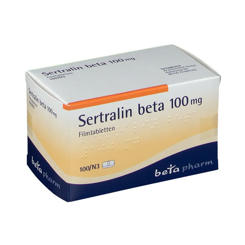 Sertralin beta 100mg 100 St Filmtabletten