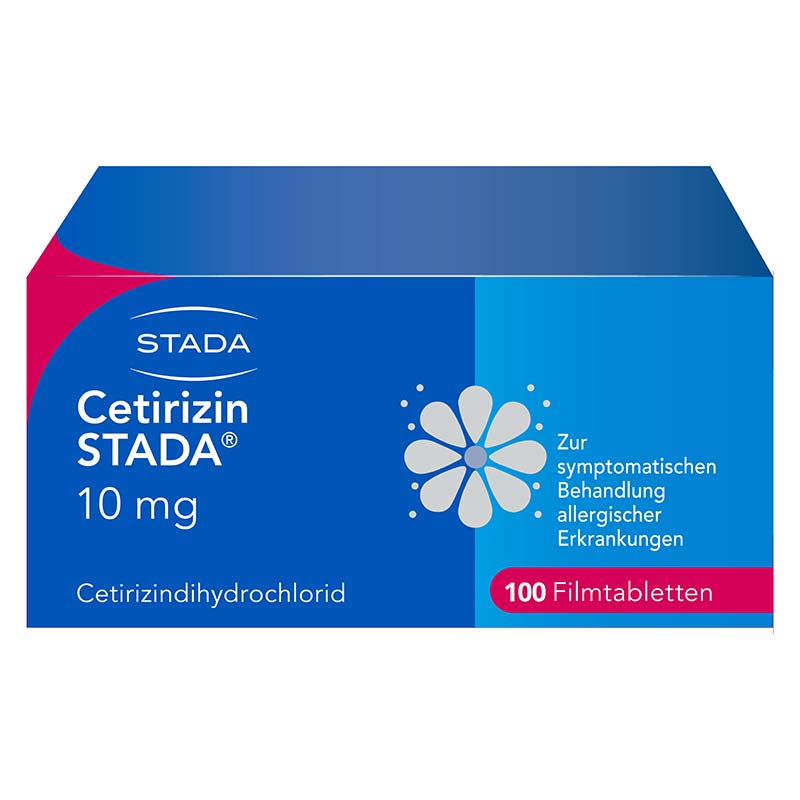Cetirizin STADA 10 mg 100 St Filmtabletten