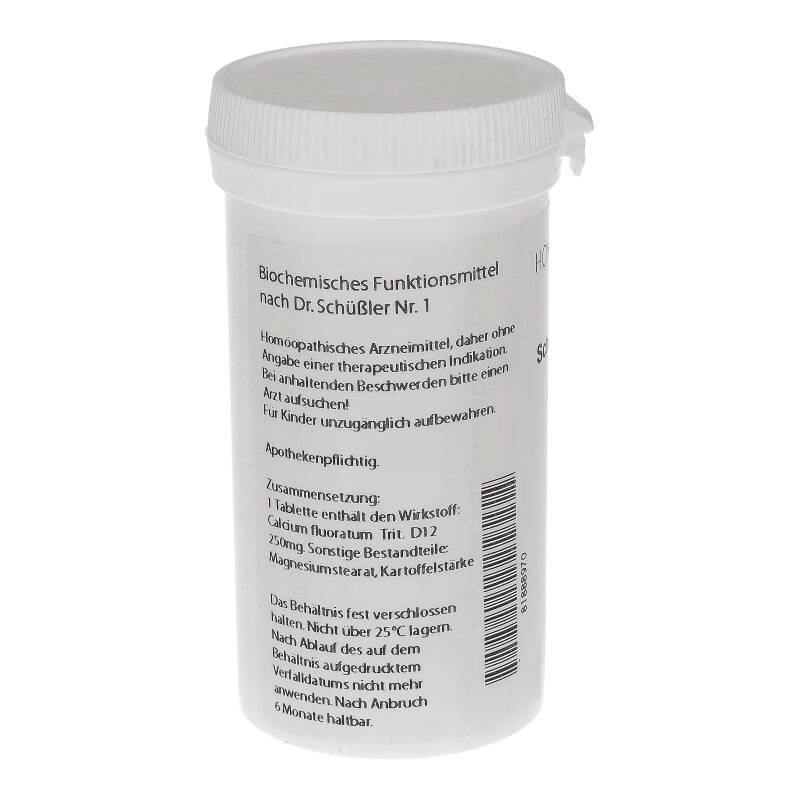 HOMOEOPATHIEFUCHS Schüssler-Salz Nummer 1 Calcium fluoratum D12 Biochemie 400 St Tabletten