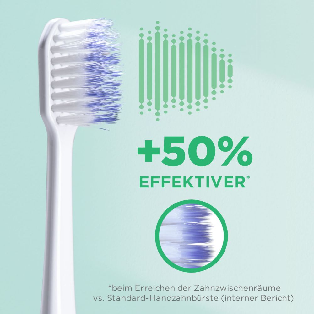 GUM SONIC Daily Schallzahnbürste weiß 1 St Zahnbürste