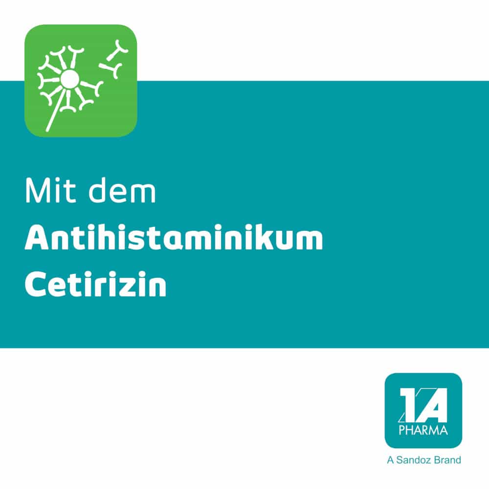 Cetirizin 10 -1 A Pharma 100 St Filmtabletten