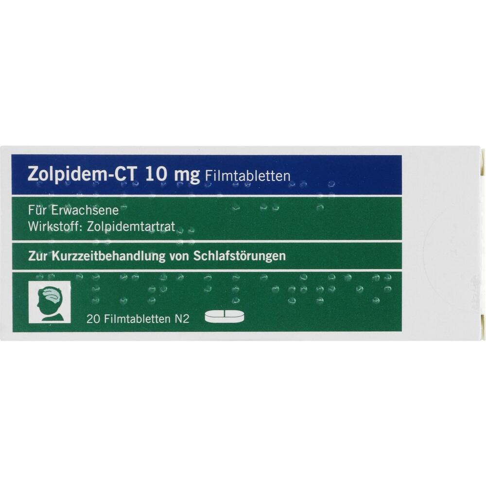 Zolpidem-CT 10mg 20 St Filmtabletten