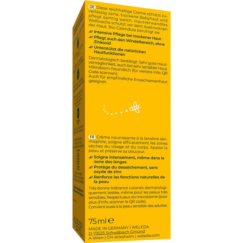 Weleda Baby Pflegecreme Calendula Körper & Gesicht 75 ml Creme