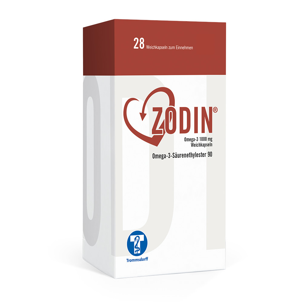 ZODIN Omega-3 1000mg 28 St Weichkapseln