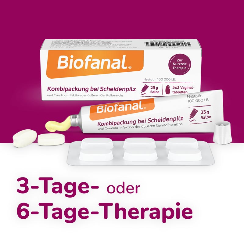Biofanal Kombipackung bei Scheidenpilz 1 Packung Kombipackung