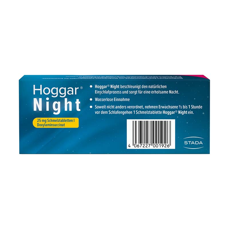 Hoggar Night 25 mg  20 St Schmelztabletten