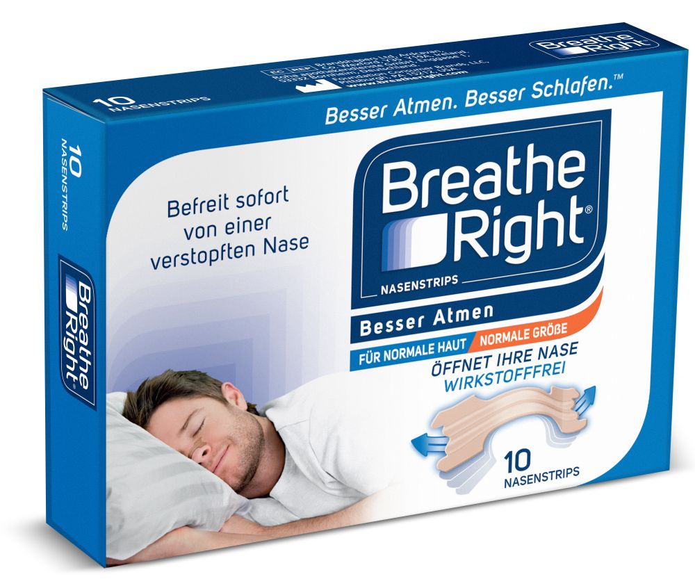 Besser Atmen Breathe Right Nasenpflaster Beige Normal  10 St Pflaster