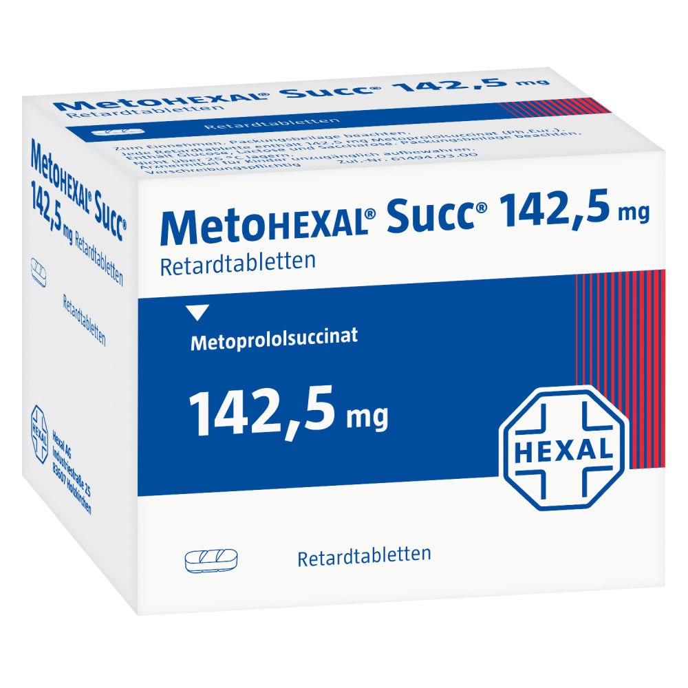MetoHEXAL Succ 142,5mg 100 St Retard-Tabletten