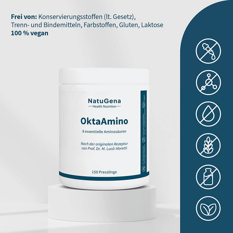 NatuGena OktaAmino 150 St Presslinge