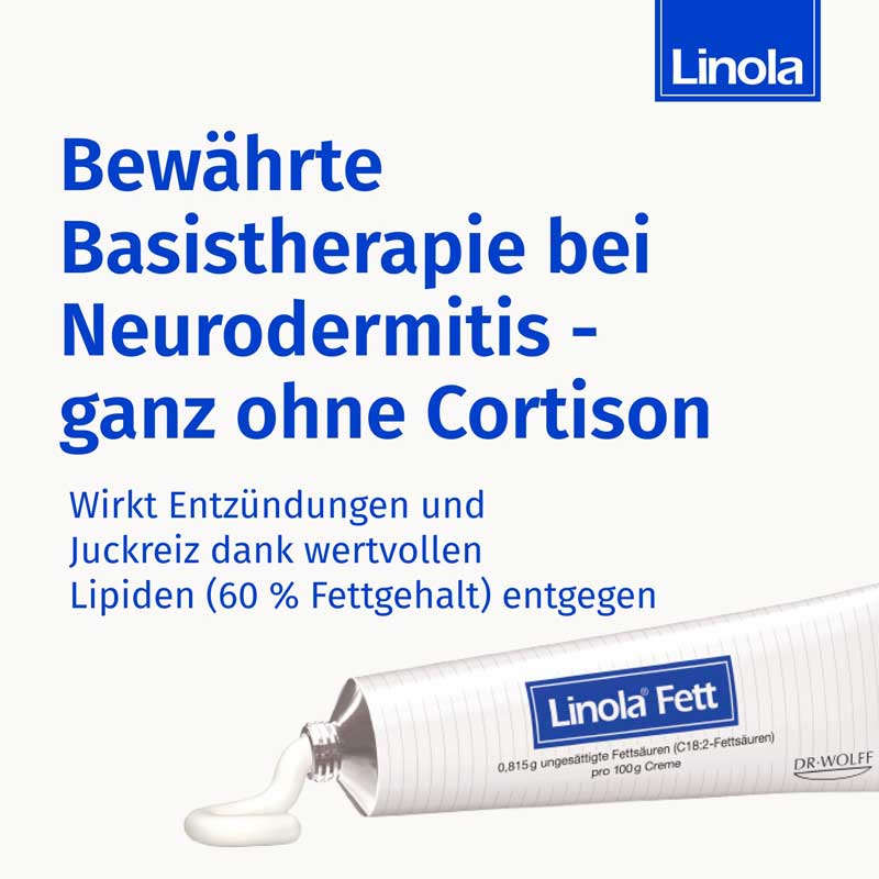 Linola Fett - bei Neurodermitis 700 g Creme