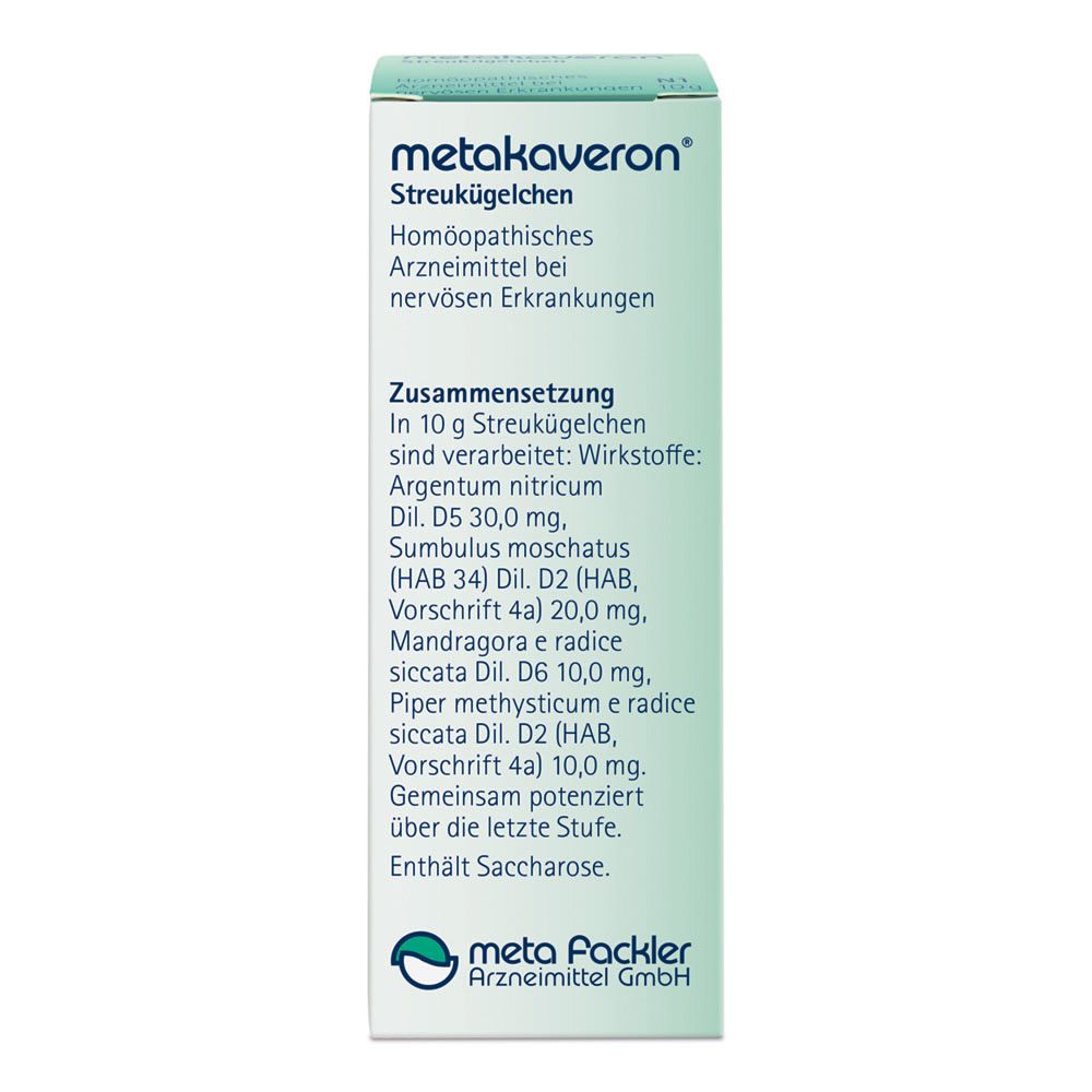 METAKAVERON Globuli 10 g Globuli