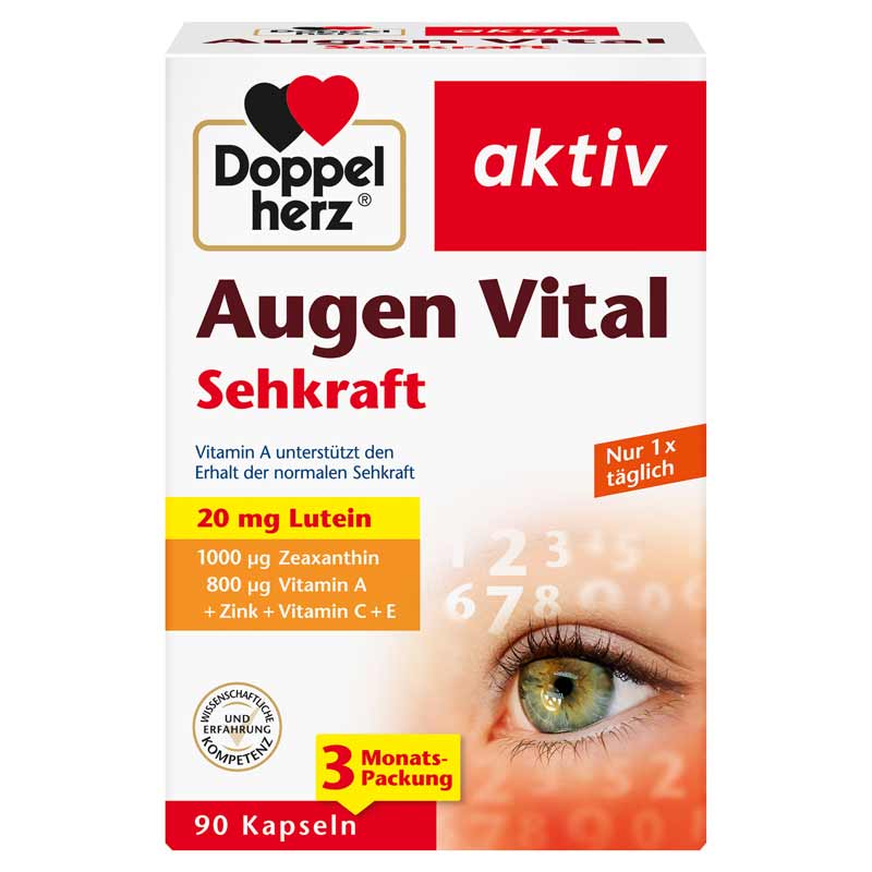 Doppelherz aktiv Augen Vital Sehkraft 90 St Kapseln