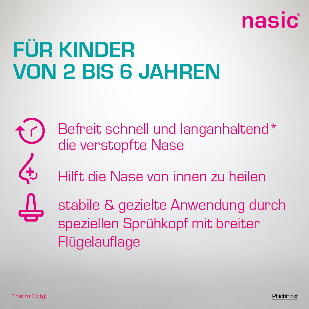 nasic für Kinder Nasenspray 10 ml Nasenspray