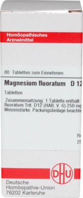 MAGNESIUM FLUORATUM D 12 Tabletten 80 St Tabletten