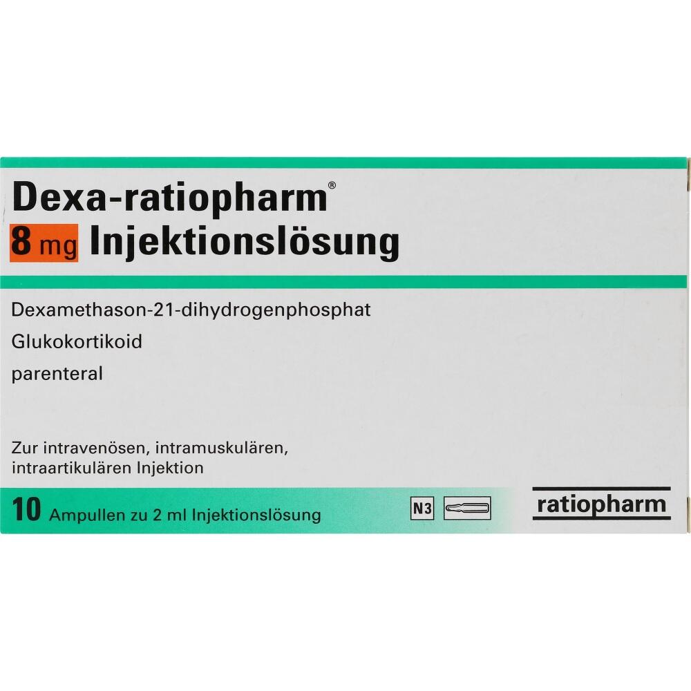 DEXA RATIOPHARM 8 mg Injektionslösung Ampullen 10 St Ampullen