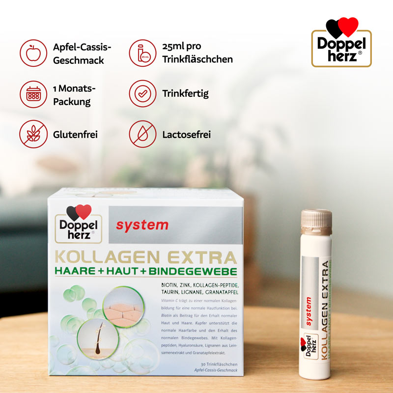 Doppelherz system KOLLAGEN EXTRA 30 St Trinkampullen