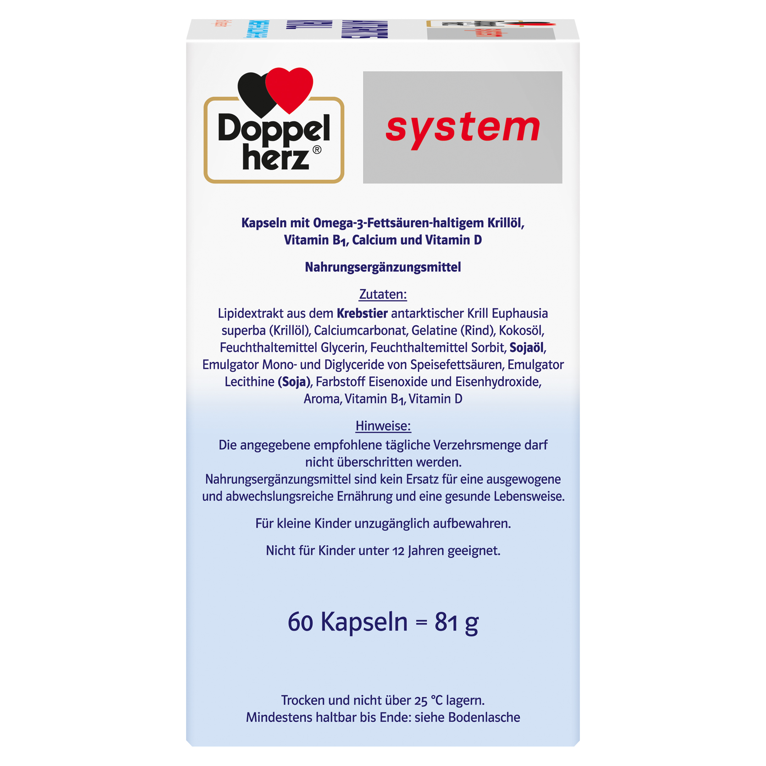 Doppelherz system Antarktis Krill  60 St Kapseln