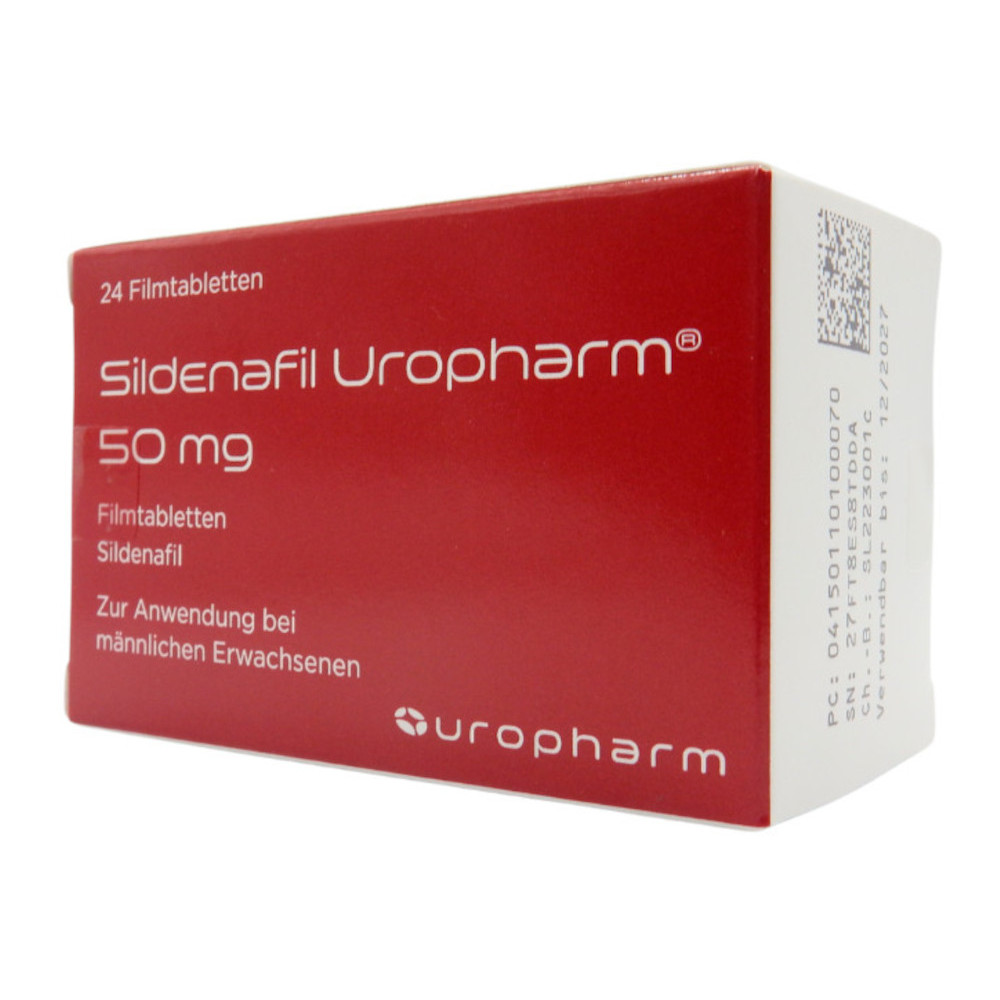 Sildenafil Uropharm 50mg 24 St Filmtabletten