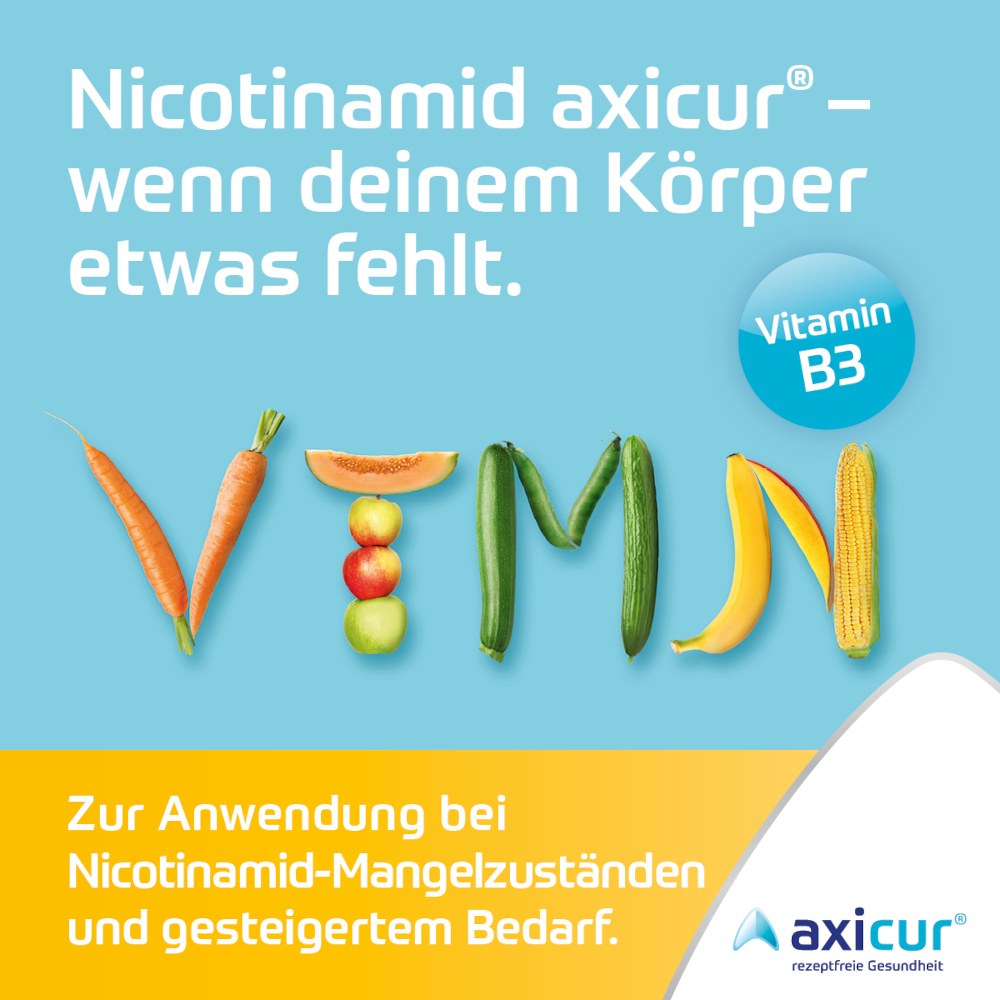 Nicotinamid axicur 200 mg  100 St Tabletten