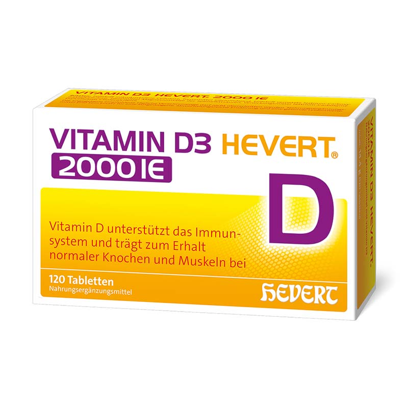 VITAMIN D3 HEVERT 2.000 I.E.  120 St Tabletten