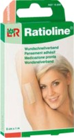 RATIOLINE sensitive Wundschnellverband 4 cmx1 m 1 St Pflaster