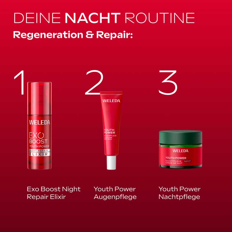 WELEDA  EXO BOOST YOUTH POWER NIGHT REPAIR ELIXIER 30 ml Elixier