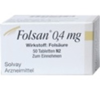 FOLSAN 0,4 mg Tabletten 50 St Tabletten