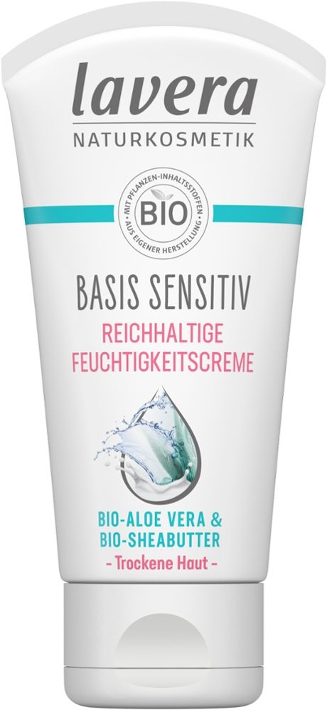 Lavera Basis Sensitiv Reichhaltige Feuchtigkeitscreme 50 ml Tagescreme