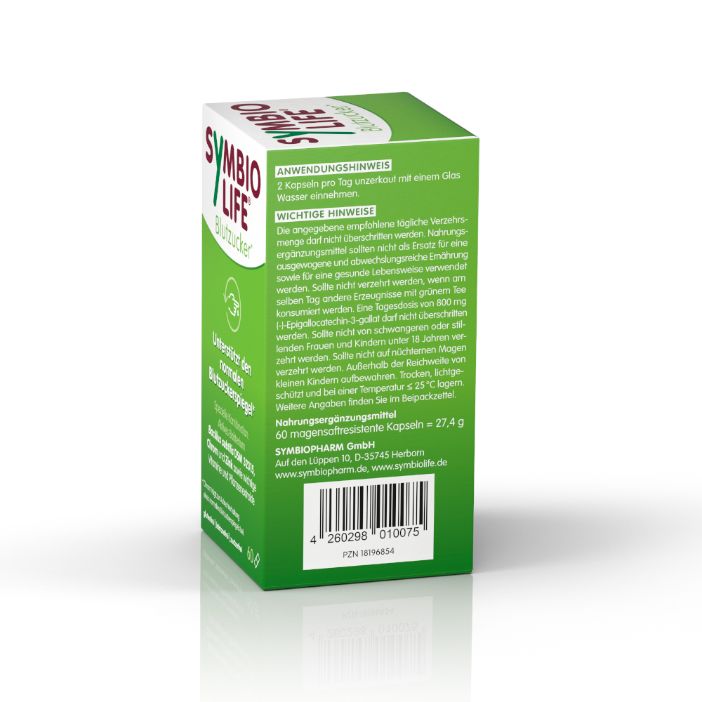 SYMBIO LIFE Blutzucker  60 St Kapseln
