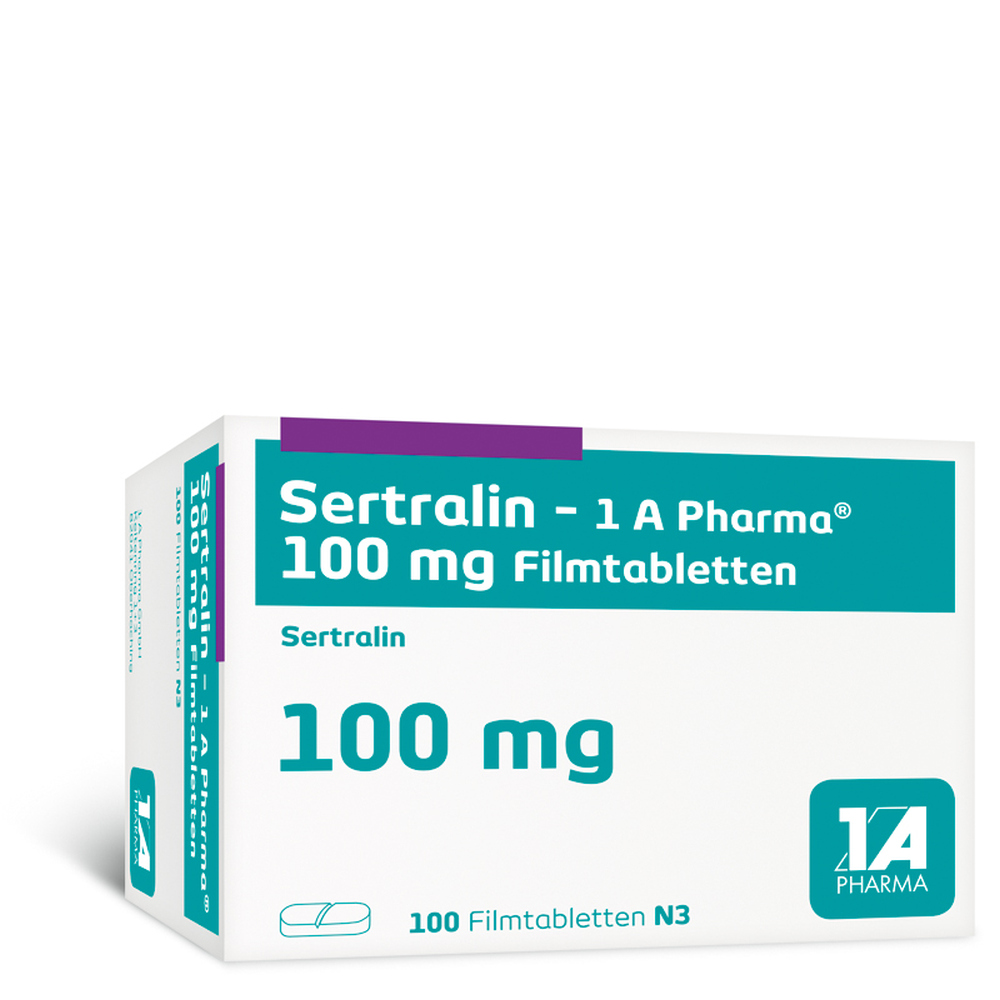 Sertralin-1 A Pharma 100mg 100 St Filmtabletten