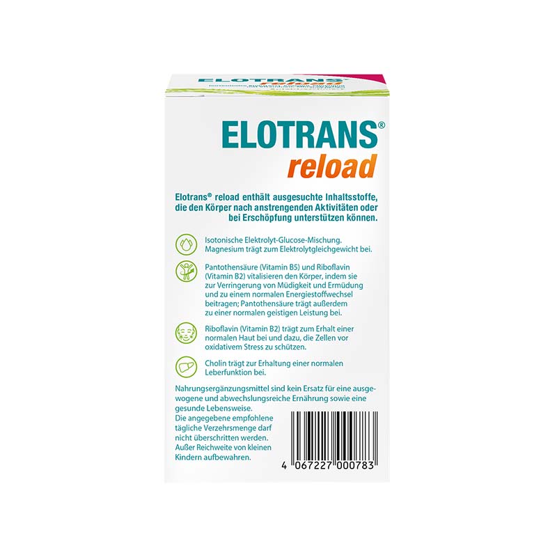 ELOTRANS reload Apfel Doppelpack 2X15X7.45 g Pulver