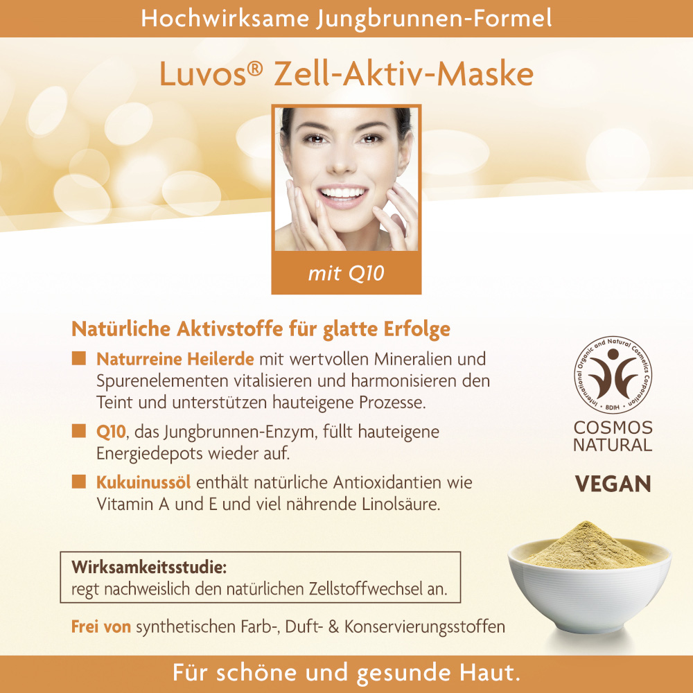 Luvos HEILERDE Zell-Aktiv-Maske  2X7.5 ml Gesichtsmaske