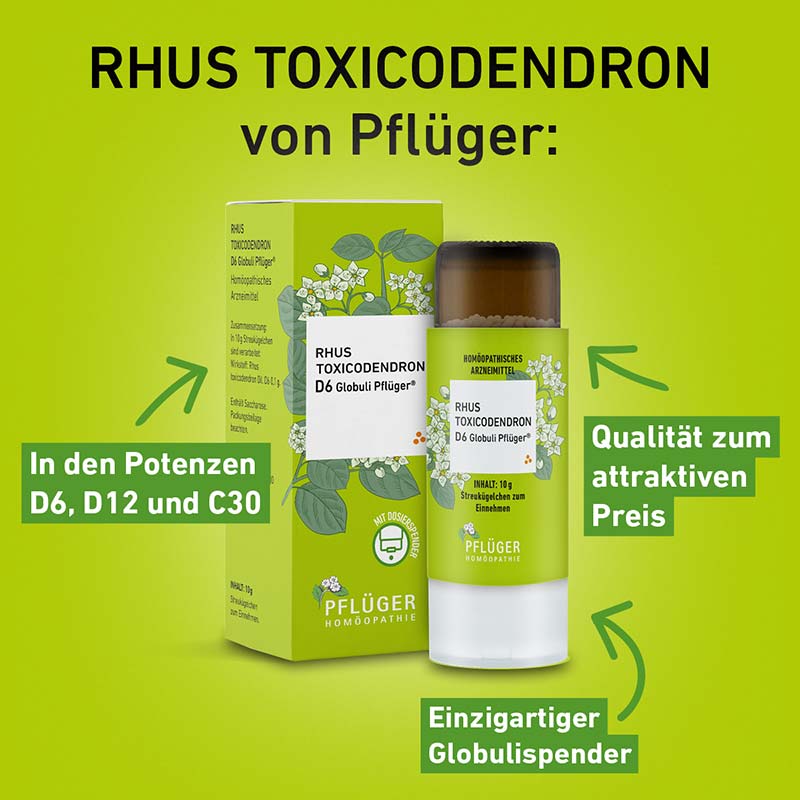 RHUS TOXICODENDRON C30 Globuli Pflüger 10 g Globuli