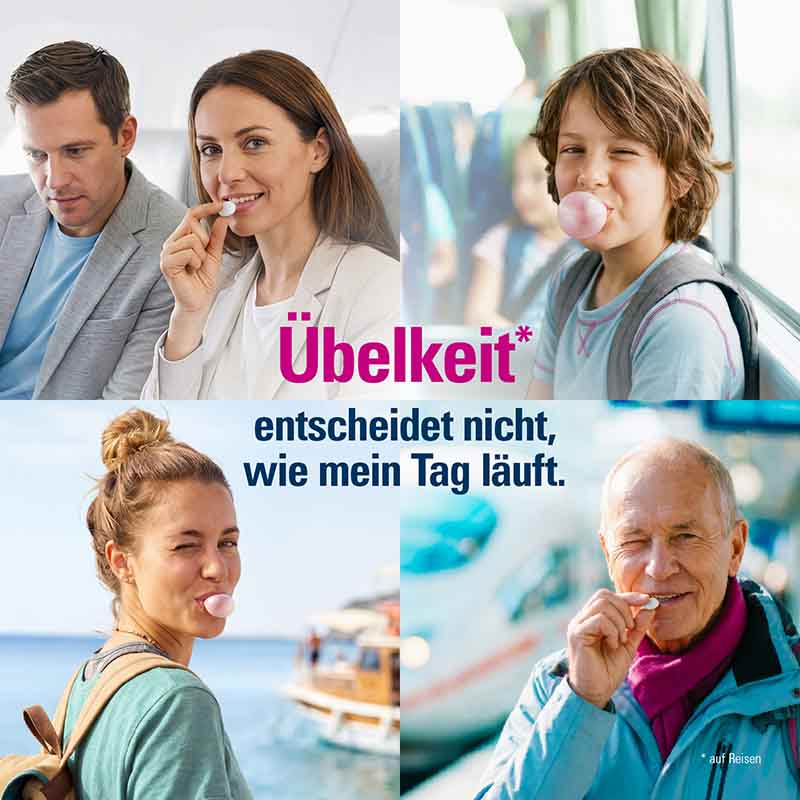 SUPERPEP Reise Kaugummi-Dragées 20 mg 10 St Kaugummi