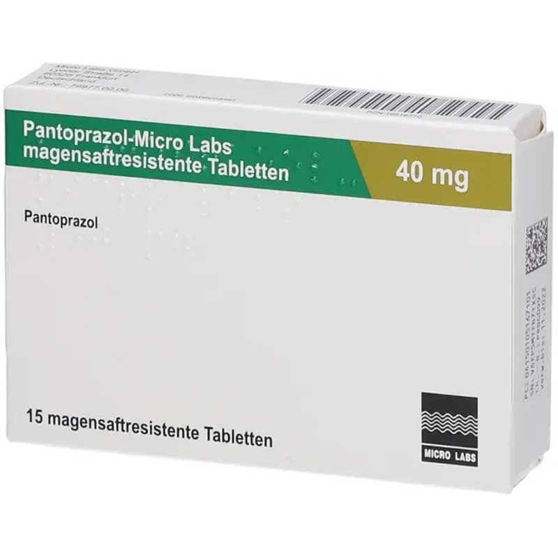 Pantoprazol-Micro Labs 40mg 15 St Tabletten magensaftresistent
