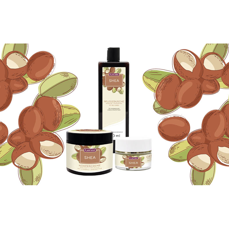 PLANTANA PFLEGEDUSCHE SHEA Butter 500 ml Duschgel