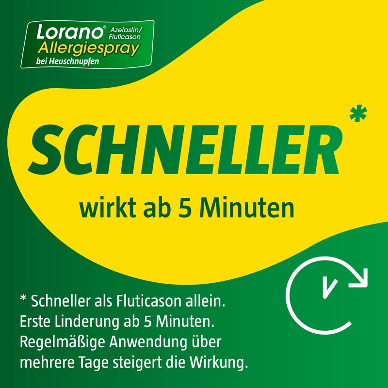 Lorano Allergiespray bei Heuschnupfen 23 g Nasenspray