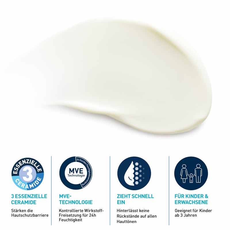 CeraVe Invisible Feuchtigkeitsspendender Sonnenschutz LSF 30 75 ml Lotion