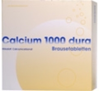 Calcium 1000 dura 20 St Brausetabletten