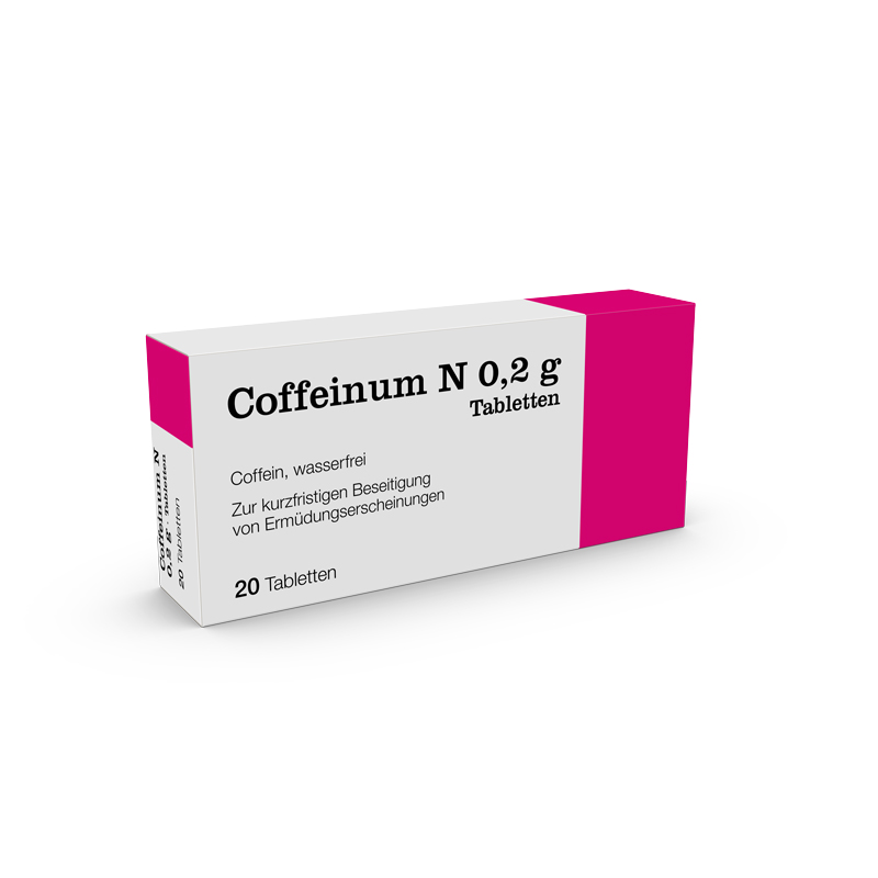 Coffeinum N 0,2g Tabletten 20 St Tabletten