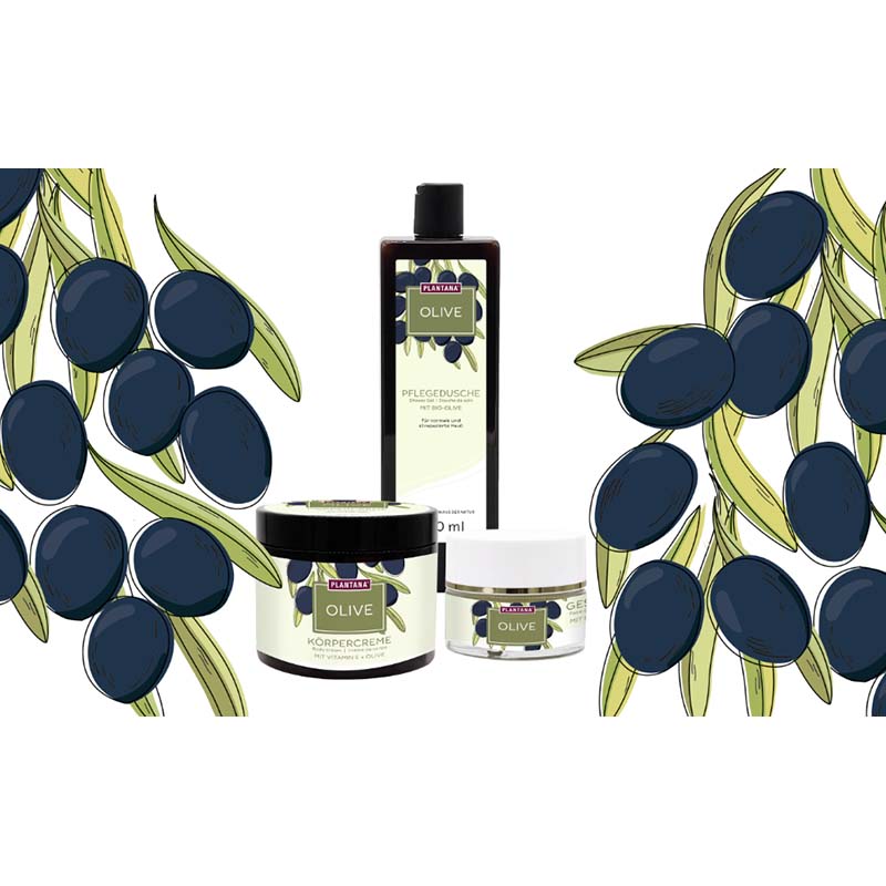 PLANTANA Pflegeduschbad Olive 500 ml Duschgel