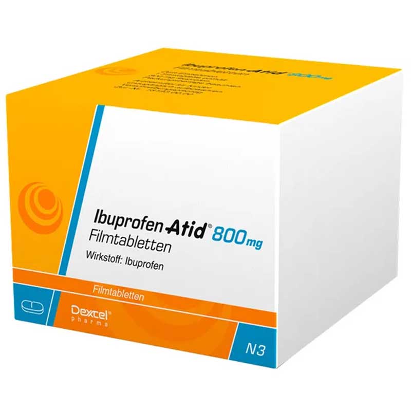 Ibuprofen Atid 800mg 50 St Filmtabletten