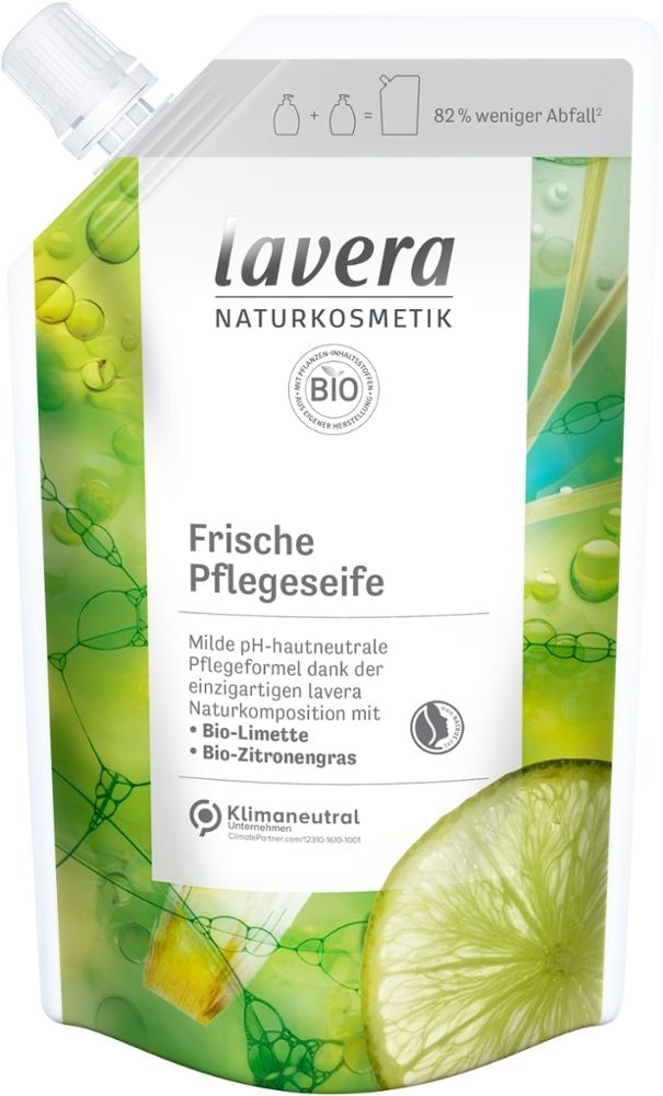 lavera Frische Pflegeseife Nachfüllbeutel 500 ml Seife